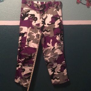 Color Camo pants